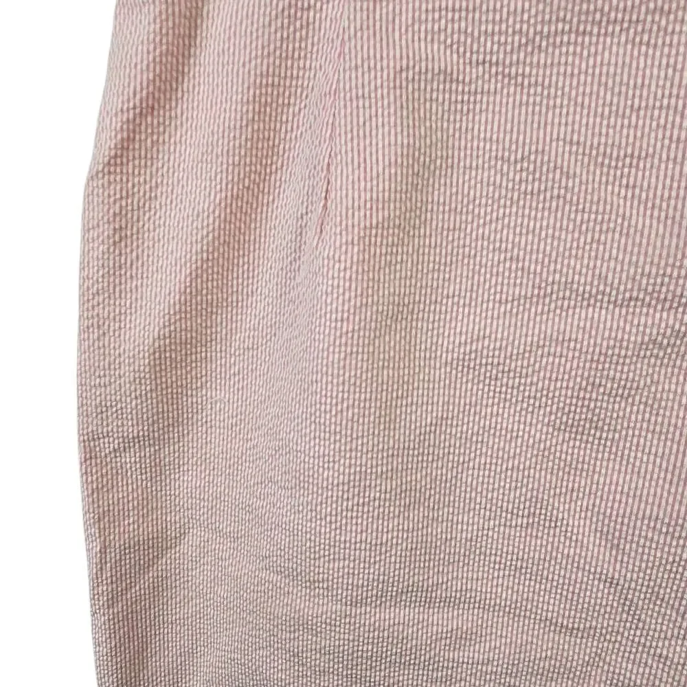 Spitalnick & Co. Pink Textured Zip Skirt Pencil Skirt Size 8